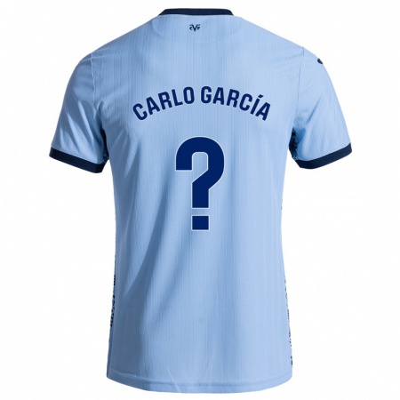 Kandiny Férfi Carlo García #0 Ég Kék Idegenbeli Jersey 2024/25 Mez Póló Ing