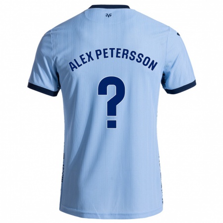 Kandiny Férfi Max Alex Petersson #0 Ég Kék Idegenbeli Jersey 2024/25 Mez Póló Ing