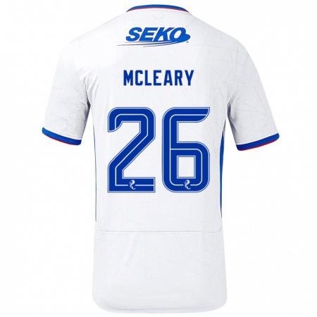 Kandiny Férfi Jodi Mcleary #26 Fehér Kék Idegenbeli Jersey 2024/25 Mez Póló Ing