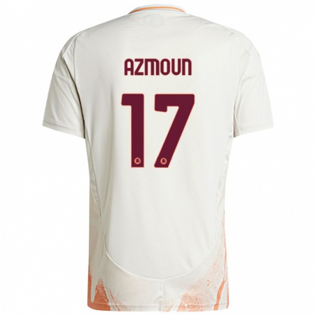 Kandiny Férfi Sardar Azmoun #17 Krém Fehér Narancs Idegenbeli Jersey 2024/25 Mez Póló Ing