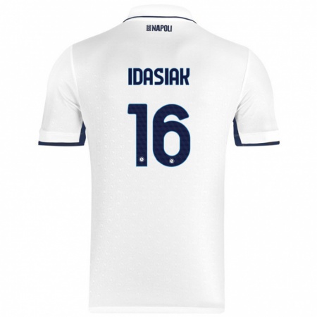 Kandiny Férfi Hubert Idasiak #16 Fehér Royal Blue Idegenbeli Jersey 2024/25 Mez Póló Ing