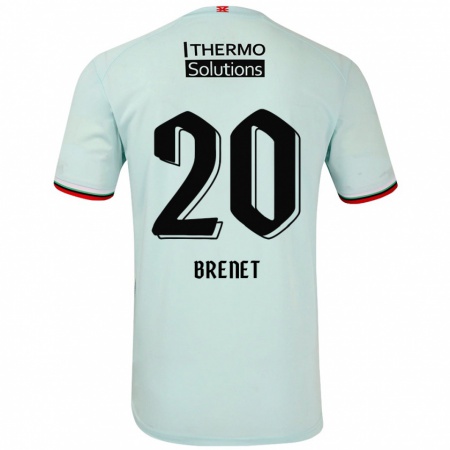 Kandiny Férfi Joshua Brenet #20 Világoszöld Idegenbeli Jersey 2024/25 Mez Póló Ing