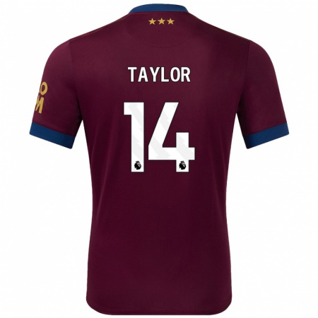 Kandiny Férfi Jack Taylor #14 Barna Idegenbeli Jersey 2024/25 Mez Póló Ing