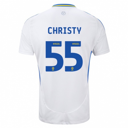 Kandiny Női Harry Christy #55 Fehér Kék Hazai Jersey 2024/25 Mez Póló Ing