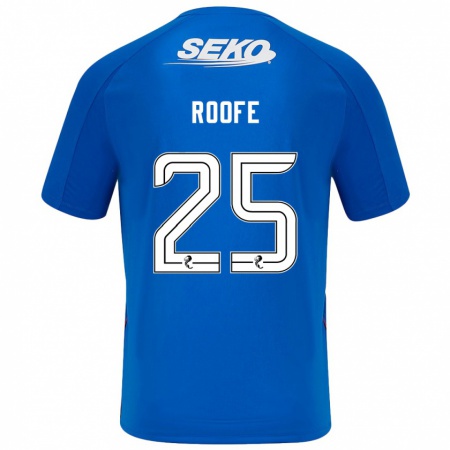 Kandiny Női Kemar Roofe #25 Sötétkék Hazai Jersey 2024/25 Mez Póló Ing