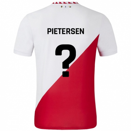 Kandiny Női Stan Pietersen #0 Fehér Piros Hazai Jersey 2024/25 Mez Póló Ing