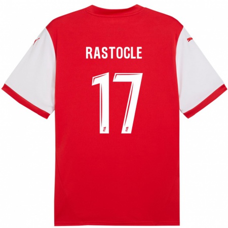 Kandiny Női Jade Rastocle #17 Piros Fehér Hazai Jersey 2024/25 Mez Póló Ing