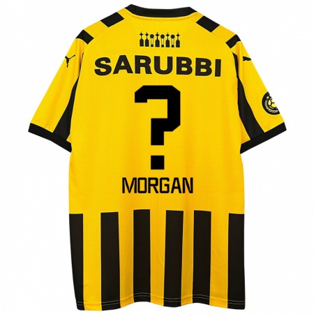 Kandiny Női Kevin Morgan #0 Sárga Fekete Hazai Jersey 2024/25 Mez Póló Ing