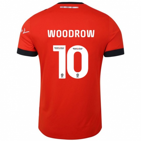 Kandiny Női Cauley Woodrow #10 Narancssárga Fekete Hazai Jersey 2024/25 Mez Póló Ing