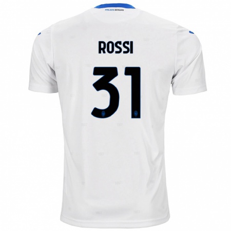 Kandiny Női Francesco Rossi #31 Fehér Idegenbeli Jersey 2024/25 Mez Póló Ing