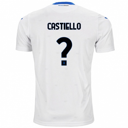 Kandiny Női Alex Castiello #0 Fehér Idegenbeli Jersey 2024/25 Mez Póló Ing