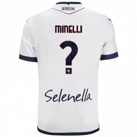 Kandiny Női Leo Minelli #0 Fehér Royal Blue Idegenbeli Jersey 2024/25 Mez Póló Ing