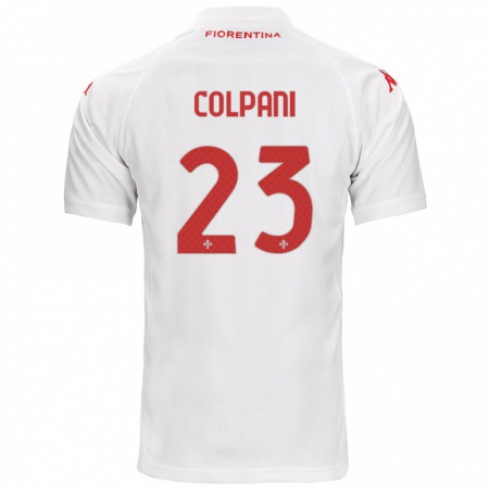 Kandiny Női Andrea Colpani #23 Fehér Idegenbeli Jersey 2024/25 Mez Póló Ing