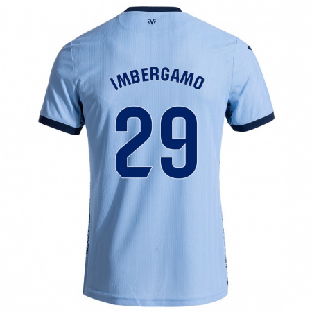 Kandiny Női Mar Imbergamo #29 Ég Kék Idegenbeli Jersey 2024/25 Mez Póló Ing