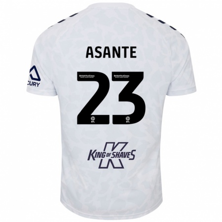 Kandiny Női Brandon Thomas-Asante #23 Fehér Idegenbeli Jersey 2024/25 Mez Póló Ing