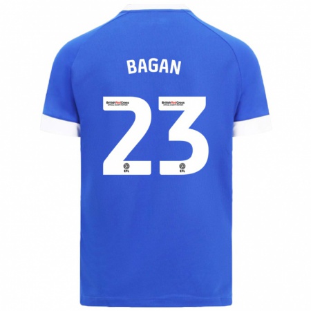 Kandiny Gyermek Joel Bagan #23 Égszínkék Hazai Jersey 2024/25 Mez Póló Ing