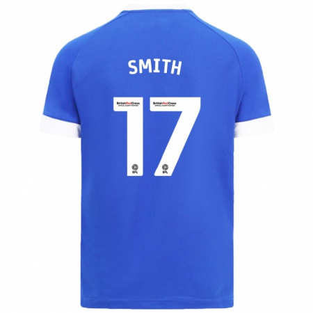 Kandiny Gyermek Hollie Smith #17 Égszínkék Hazai Jersey 2024/25 Mez Póló Ing