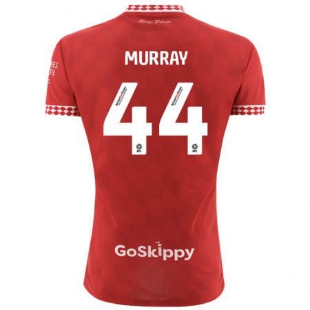 Kandiny Gyermek Satara Murray #44 Piros Hazai Jersey 2024/25 Mez Póló Ing