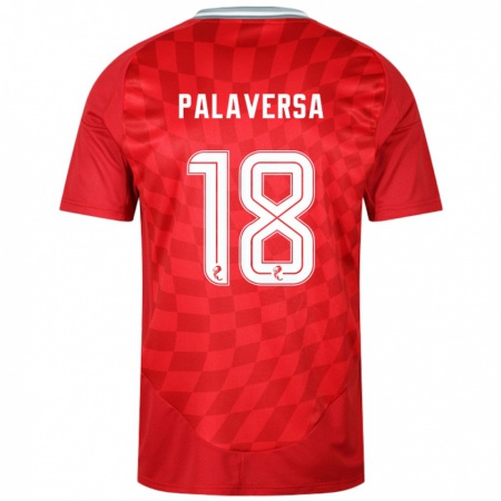 Kandiny Gyermek Ante Palaversa #18 Piros Hazai Jersey 2024/25 Mez Póló Ing