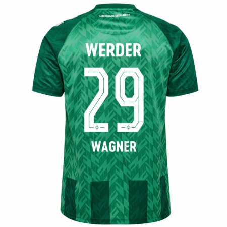 Kandiny Gyermek Paul Wagner #29 Zöld Hazai Jersey 2024/25 Mez Póló Ing