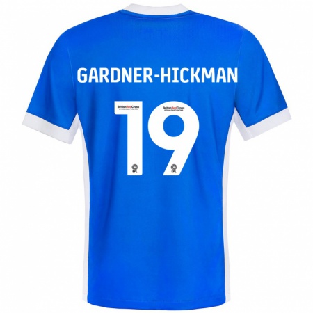 Kandiny Gyermek Taylor Gardner-Hickman #19 Kék Fehér Hazai Jersey 2024/25 Mez Póló Ing