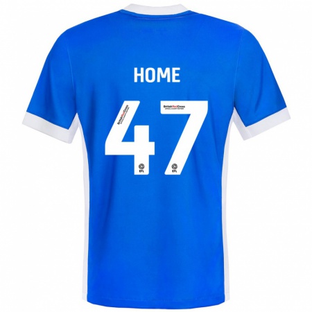 Kandiny Gyermek Josh Home #47 Kék Fehér Hazai Jersey 2024/25 Mez Póló Ing