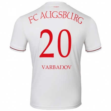 Kandiny Gyermek Svetoslav Varbanov #20 Fehér Hazai Jersey 2024/25 Mez Póló Ing