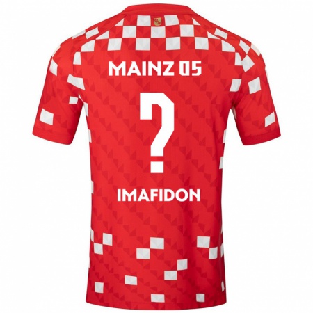 Kandiny Gyermek Daniel Imafidon #0 Fehér Piros Hazai Jersey 2024/25 Mez Póló Ing