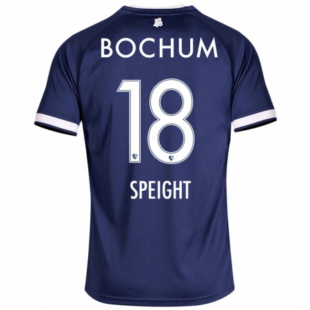 Kandiny Gyermek Benjamin Speight #18 Sötétkék Hazai Jersey 2024/25 Mez Póló Ing