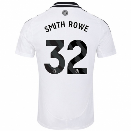 Kandiny Gyermek Emile Smith Rowe #32 Fehér Hazai Jersey 2024/25 Mez Póló Ing