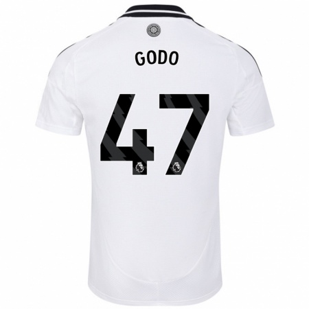 Kandiny Gyermek Martial Godo #47 Fehér Hazai Jersey 2024/25 Mez Póló Ing