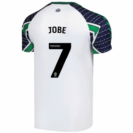 Kandiny Gyermek Jobe Bellingham #7 Fehér Idegenbeli Jersey 2024/25 Mez Póló Ing