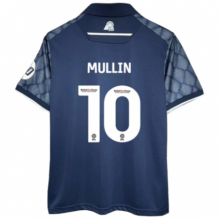 Kandiny Gyermek Paul Mullin #10 Fekete Idegenbeli Jersey 2024/25 Mez Póló Ing