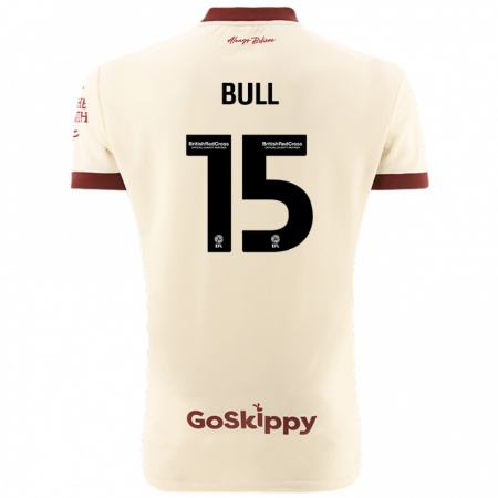 Kandiny Gyermek Jasmine Bull #15 Krém Fehér Idegenbeli Jersey 2024/25 Mez Póló Ing