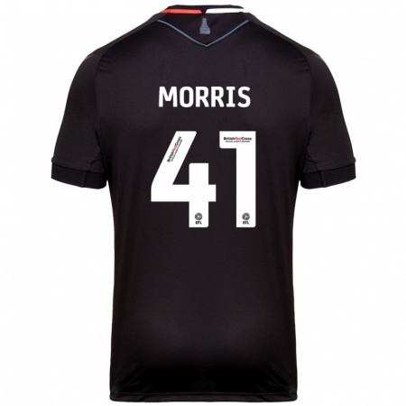 Kandiny Gyermek Scott Morris #41 Fekete Idegenbeli Jersey 2024/25 Mez Póló Ing