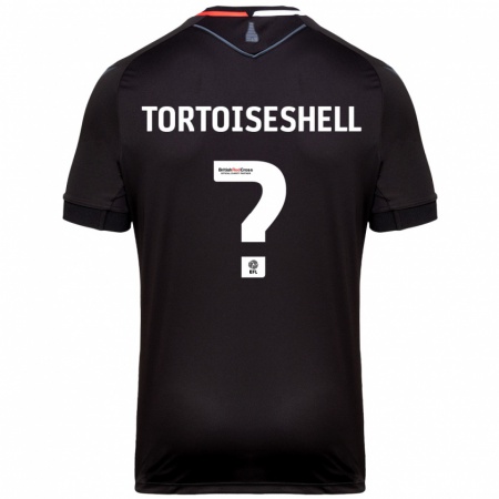 Kandiny Gyermek Jensen Tortoishell #0 Fekete Idegenbeli Jersey 2024/25 Mez Póló Ing