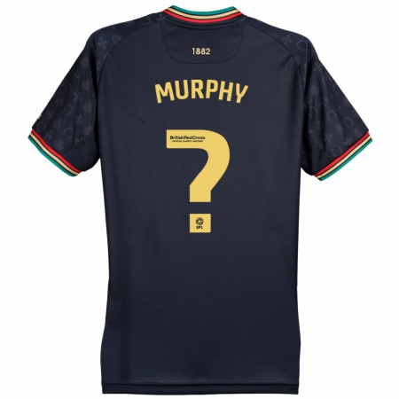 Kandiny Gyermek Harry Murphy #0 Sötét Sötétkék Idegenbeli Jersey 2024/25 Mez Póló Ing