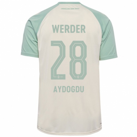 Kandiny Gyermek Onur Aydogdu #28 Törtfehér Világoszöld Idegenbeli Jersey 2024/25 Mez Póló Ing