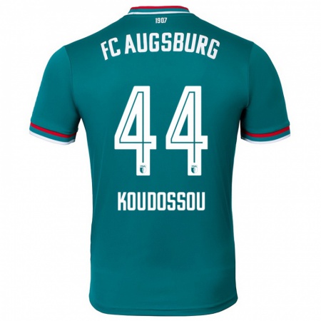 Kandiny Gyermek Henri Koudossou #44 Sötétzöld Idegenbeli Jersey 2024/25 Mez Póló Ing