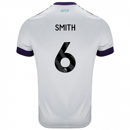 Kandiny Gyermek Maisy Smith #6 Fehér Zöld Lila Idegenbeli Jersey 2024/25 Mez Póló Ing