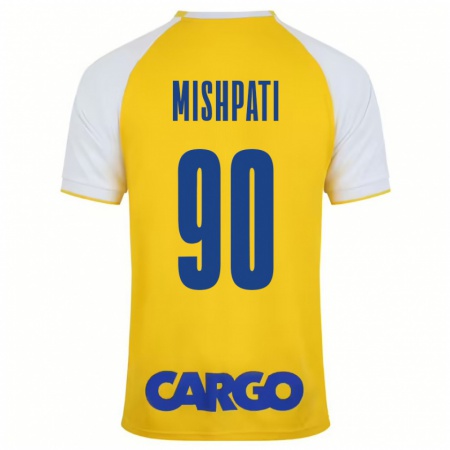 Kandiny Férfi Roi Mishpati #90 Sárga Fehér Hazai Jersey 2024/25 Mez Póló Ing