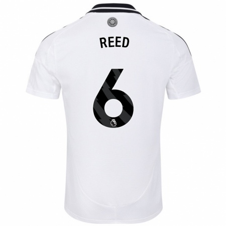 Kandiny Férfi Harrison Reed #6 Fehér Hazai Jersey 2024/25 Mez Póló Ing