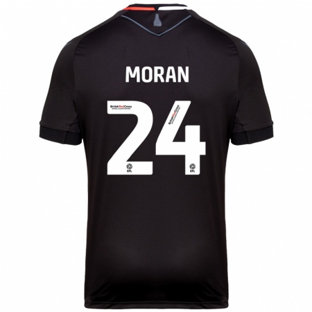 Kandiny Férfi Andrew Moran #24 Fekete Idegenbeli Jersey 2024/25 Mez Póló Ing