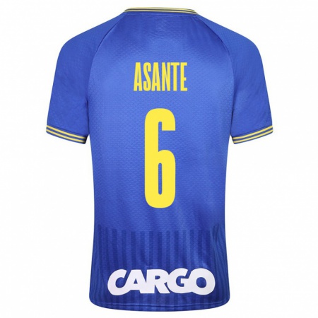 Kandiny Férfi Tyrese Asante #6 Fehér Idegenbeli Jersey 2024/25 Mez Póló Ing