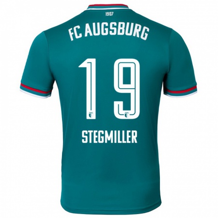 Kandiny Férfi Louis Stegmiller #19 Sötétzöld Idegenbeli Jersey 2024/25 Mez Póló Ing