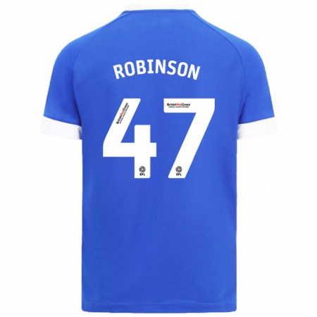 Kandiny Női Callum Robinson #47 Égszínkék Hazai Jersey 2024/25 Mez Póló Ing