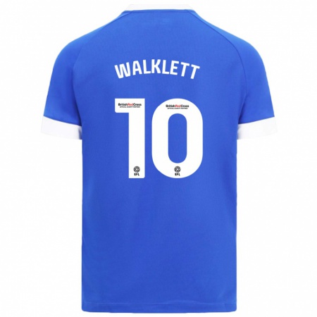 Kandiny Női Kerry Walklett #10 Égszínkék Hazai Jersey 2024/25 Mez Póló Ing