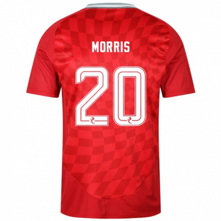 Kandiny Női Shayden Morris #20 Piros Hazai Jersey 2024/25 Mez Póló Ing