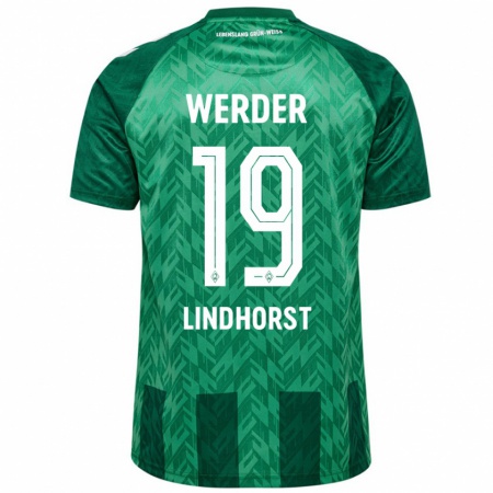 Kandiny Női Jerrit Lindhorst #19 Zöld Hazai Jersey 2024/25 Mez Póló Ing