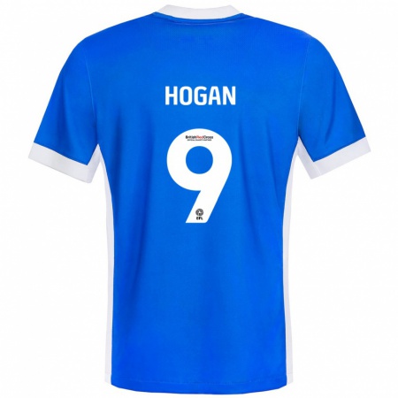 Kandiny Női Scott Hogan #9 Kék Fehér Hazai Jersey 2024/25 Mez Póló Ing